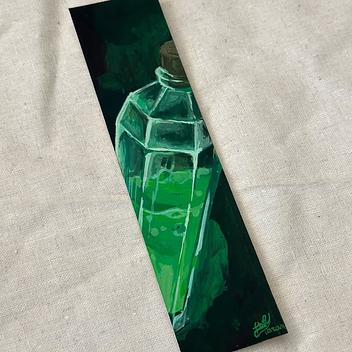 Gouachemalerei - Lesezeichen